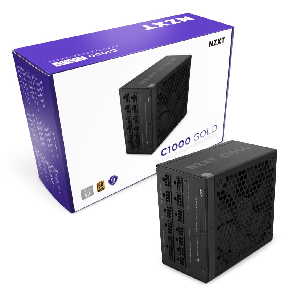 Amazon.com: NZXT C1000 Gold ATX 3.1 - Fully Modular Low-Noise PC