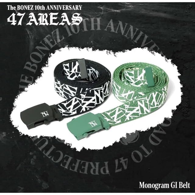 Amazon.co.jp: The BONEZ ガチャベルト 黒 品 ボーンズ グッズ