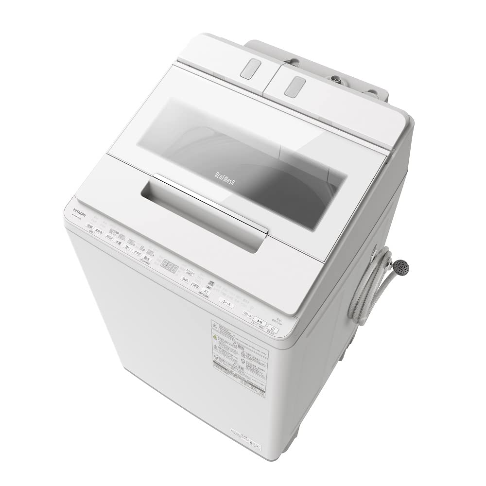 Amazon | 日立(HITACHI) 全自動洗濯機 12kg BW-X120H W ホワイト