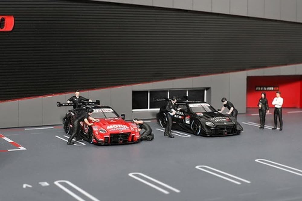 Amazon | MINI GT 1/64 ジオラマ 日産モータースポーツ&カスタイマイズ
