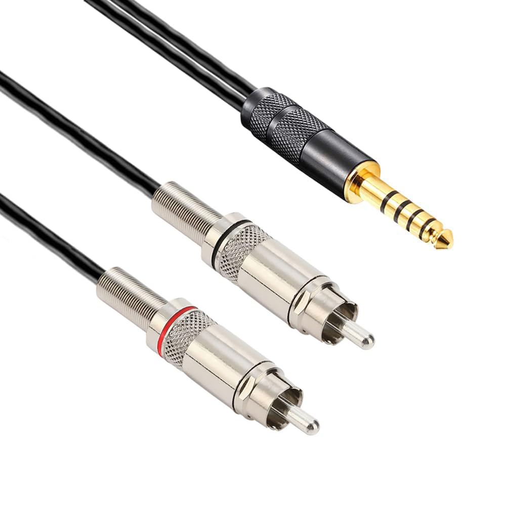 Amazon | luxferre 4.4 mm rca 4.4 mm 変換 ケーブル 1.5m 4.4mm rca