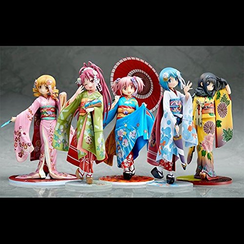 Amazon.co.jp: 魔法少女まどかマギカ 舞妓 晴れ着フィギュア5体セット+