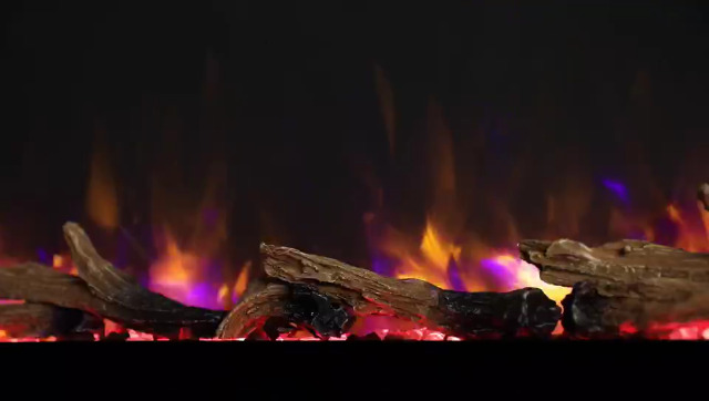 Amazon.com: PuraFlame Alice 60 Inches Recessed Electric Fireplace