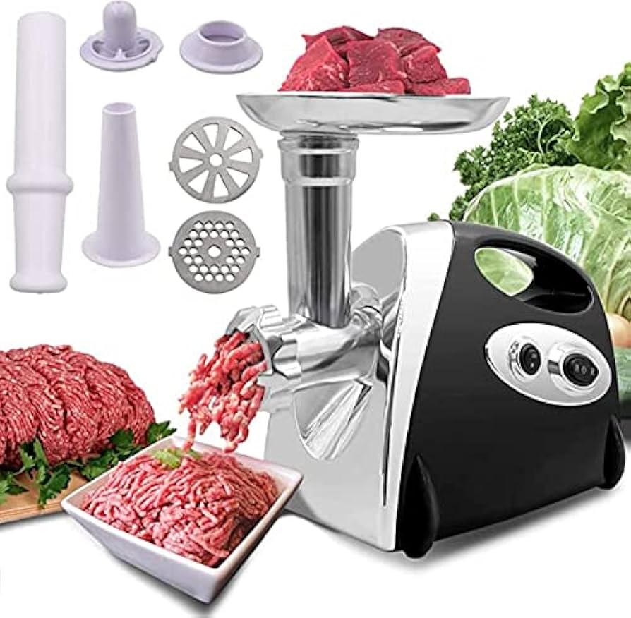 Amazon | 電動ミンサー ミンチ機 肉挽き器 110V 3種類カット ミート