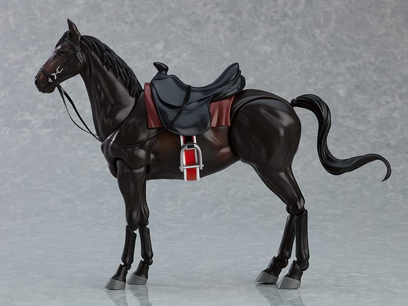 Amazon.com: Max Factory figma Horse ver.2 [Black Deer Hair] Non