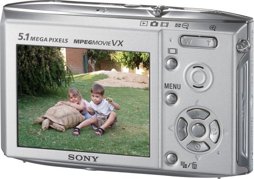 Amazon.com : Sony Cybershot DSCT5 5.1MP Digital Camera with 3x
