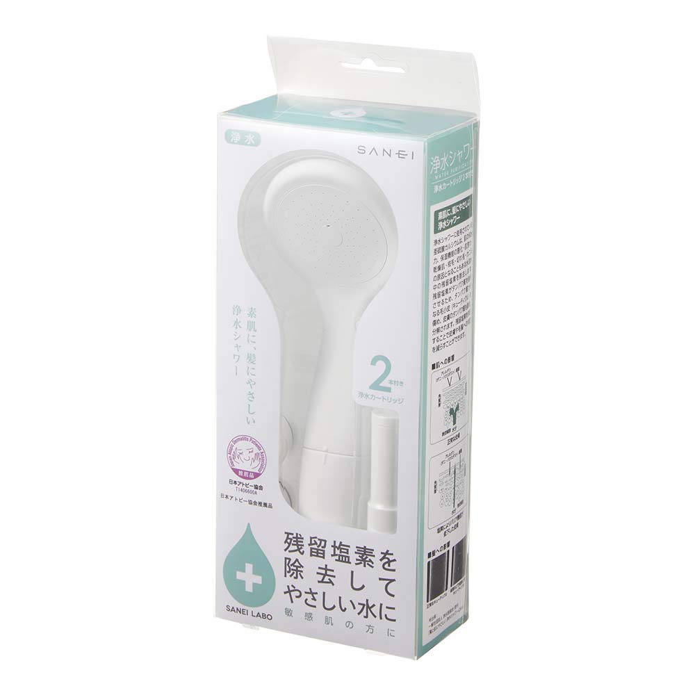 Amazon | SANEI(サンエイ) 浄水シャワーヘッド カートリッジ2本付 残留