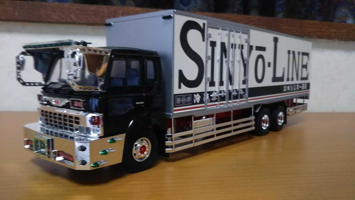 Amazon.co.jp: アオシマデコトラ日野スーパードルフィン冷凍車完成品