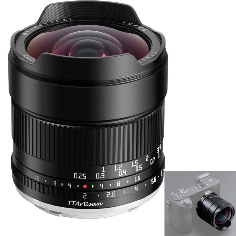 Amazon.com : TTARTISAN 10mm F2 Lens for Sony E-Mount Cameras 10mm