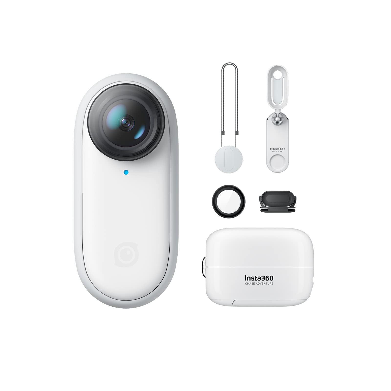 Amazon | Insta360 GO 2 小型アクションカメラ 重さ27グラム 4メートル