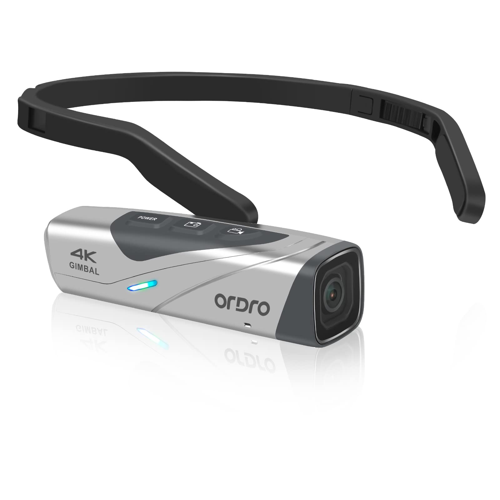 Amazon | ORDRO EP8 最新型 Vlog 4K ビデオカメラ ウェアラブル式