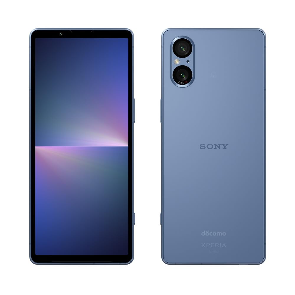 Amazon | 【整備済み品】 Sony Xperia 5 V docomo 128GB ブルー