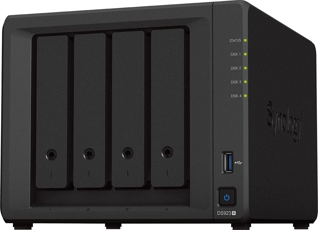 Amazon | Synology NASキット 4ベイ DS923+ RyzenCPU 4GBメモリ搭載