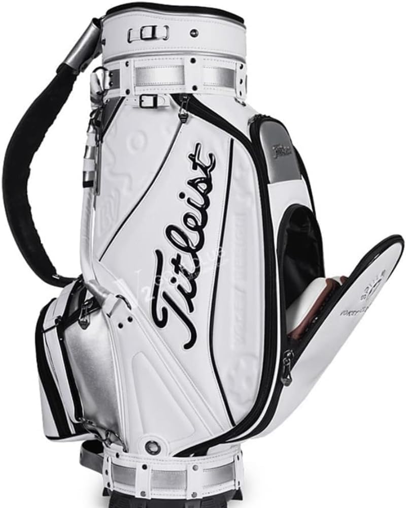 Amazon | KCNN-キャディバッグ レザースポーツゴルフバッグ メンズ