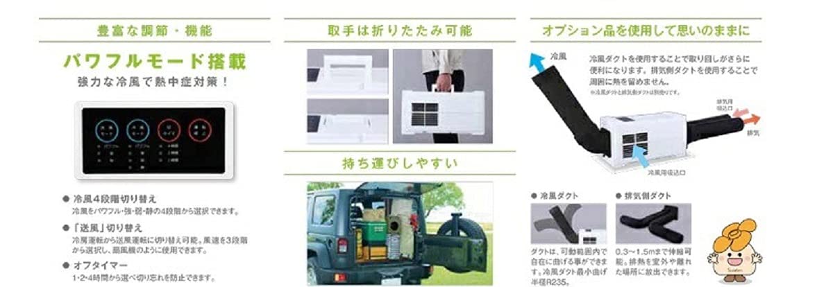 Amazon.co.jp: スイデン(Suiden) ハンディークーラー 超小型スポット