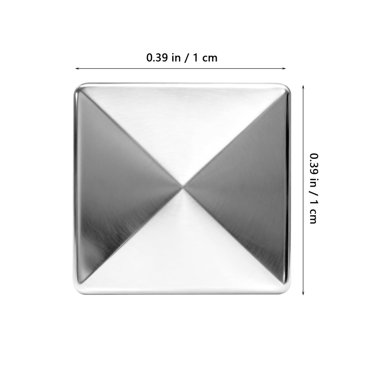 Amazon.com: COHEALI 200pcs Silver Pyramid Spike Flatback Studs for