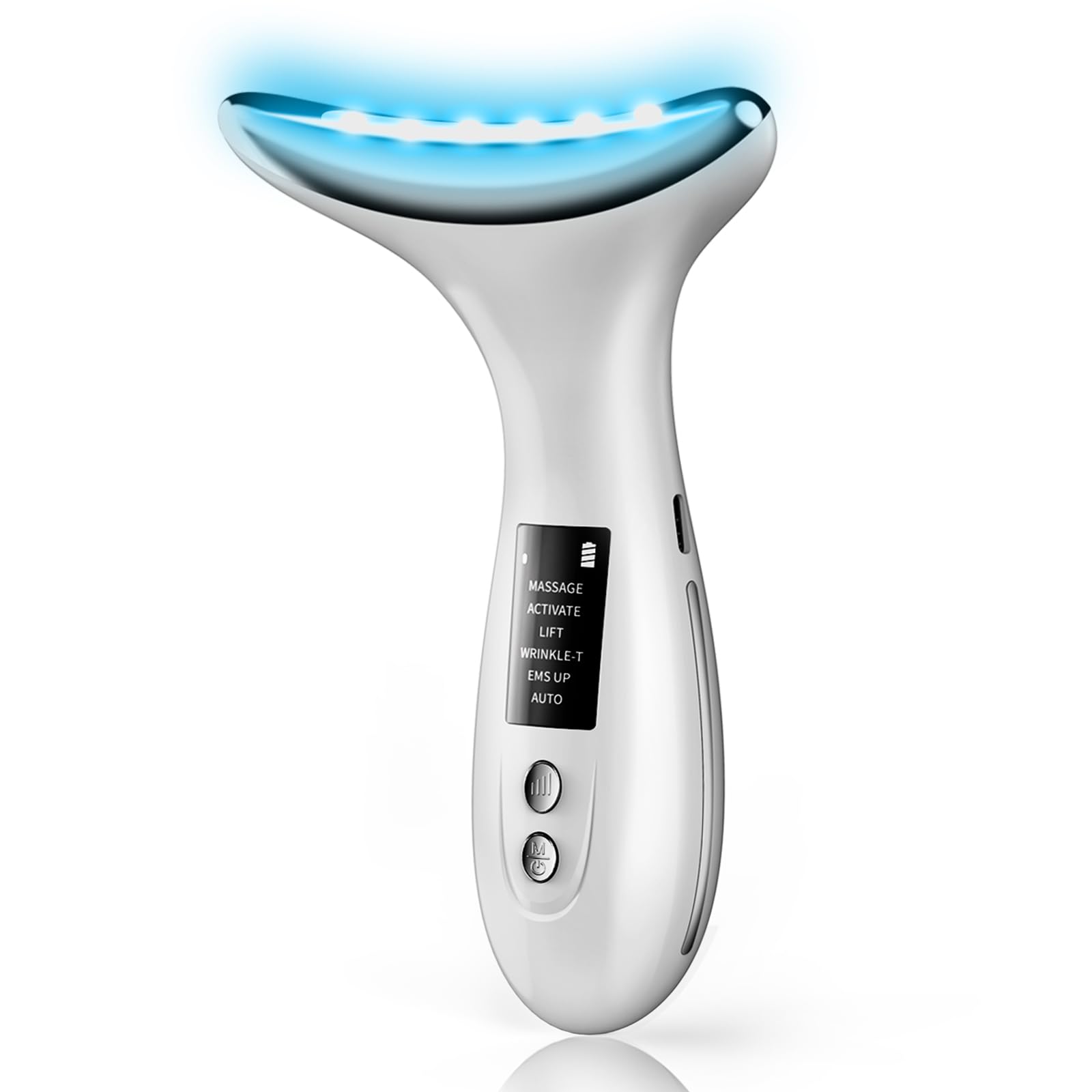 Amazon.co.jp: 【2025年新進化】美顔器 ems 6モード 4段階レベル 光 エ