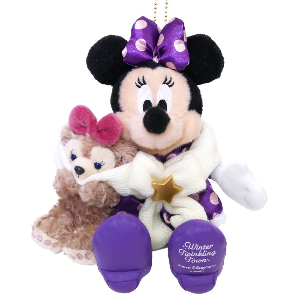 Amazon | ミニー＆シェリーメイ ぬいぐるみバッジ ウィンター
