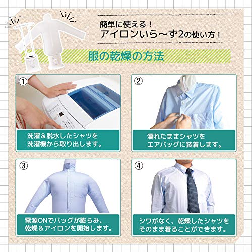 Amazon.co.jp: THANKO シワを伸ばす乾燥機アイロンいら～ず2 TKNICLOS