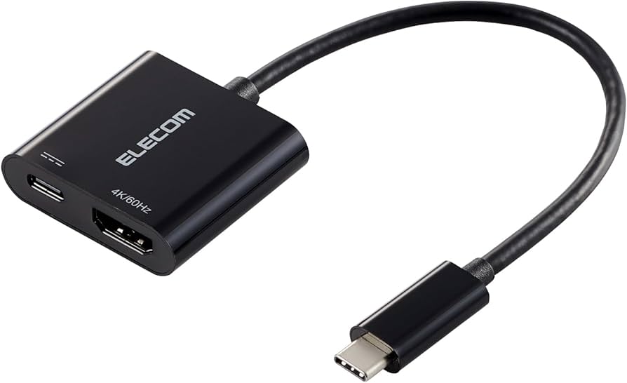 Amazon.co.jp: エレコム usb c 変換アダプタ Type-C to HDMI 給電