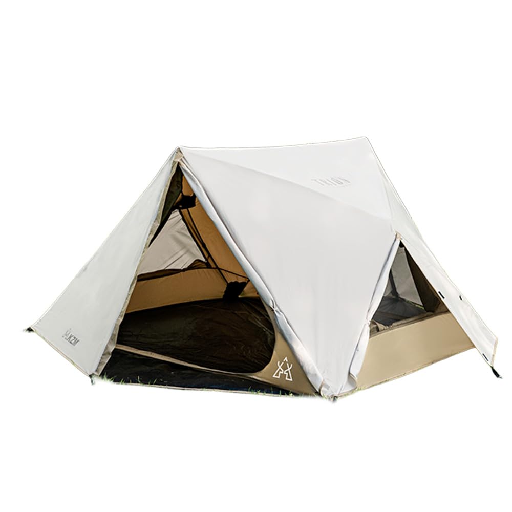 Amazon.co.jp: KZM NEWトリオンEX テント ワンタッチ オフホワイト