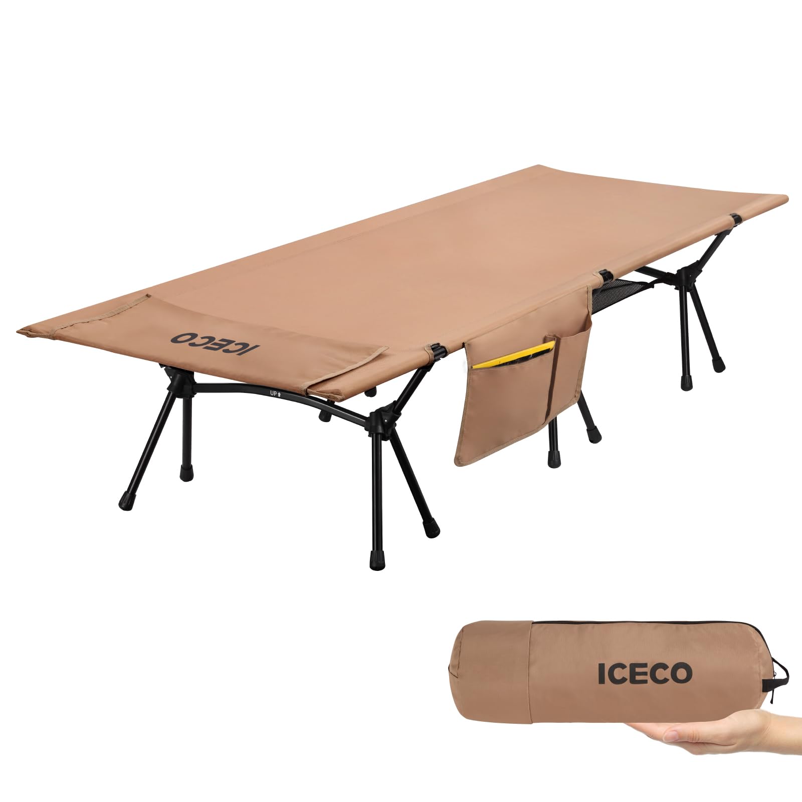 Amazon.co.jp: Upgrade ICECO キャンプコット 2WAY 1000D 耐荷重180KG