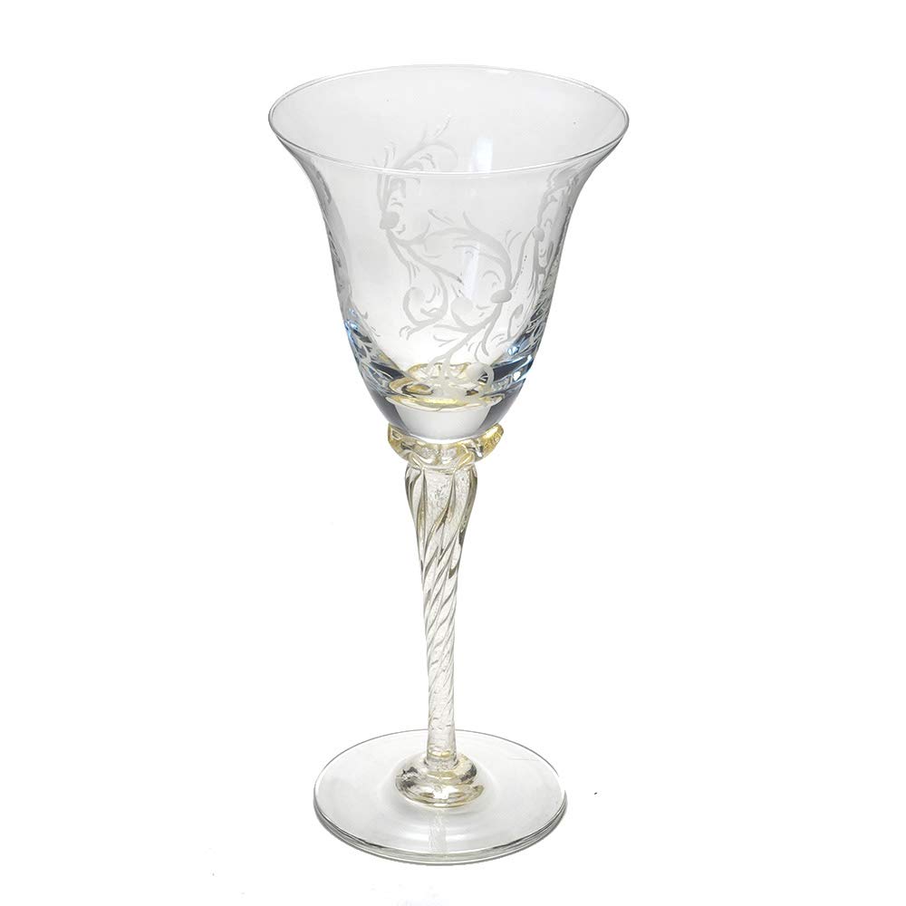 Amazon | イタリア製 ワイングラス ベネチアングラス 240ml エッチング