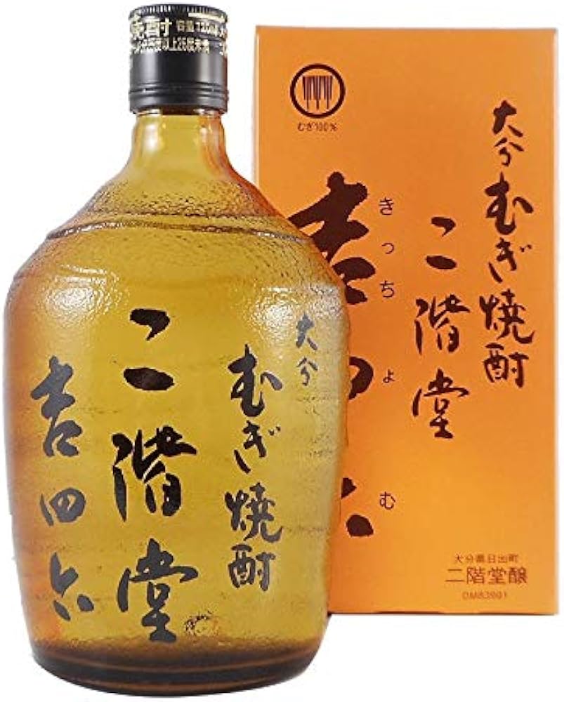 Amazon.co.jp: 麦焼酎 25度 二階堂酒造 吉四六 瓶 720ml 10本 1ケース