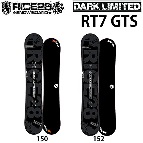 Amazon | 17-18 RICE28 RT7 GTS DARK LIMITED ライス28 スノーボード