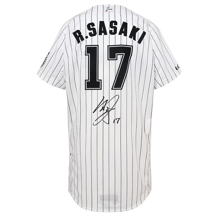 Amazon.co.jp: 千葉ロッテ 佐々木朗希 直筆サイン初勝利記念