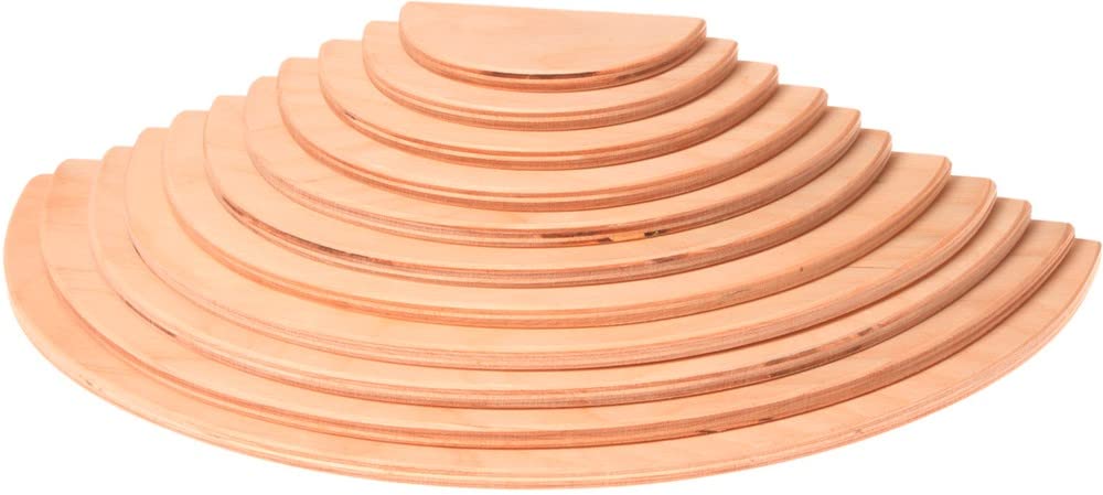 Amazon | GRIMM'S グリムス 半円盤・ナチュラル GM10676 | 積み木