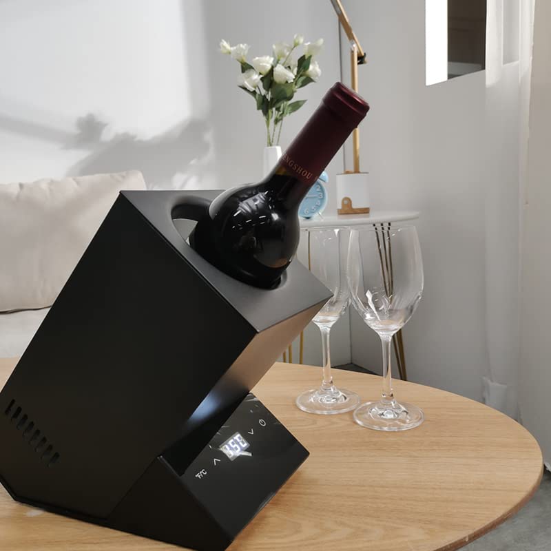 Amazon｜電動ワインクーラー、シングルボトル、電動ワインアイスバケツ