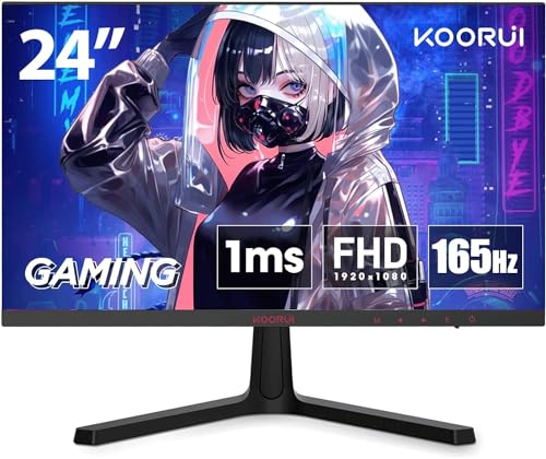 Amazon.co.jp: KOORUI ゲーミングモニター 24インチフルHD VA 非光沢