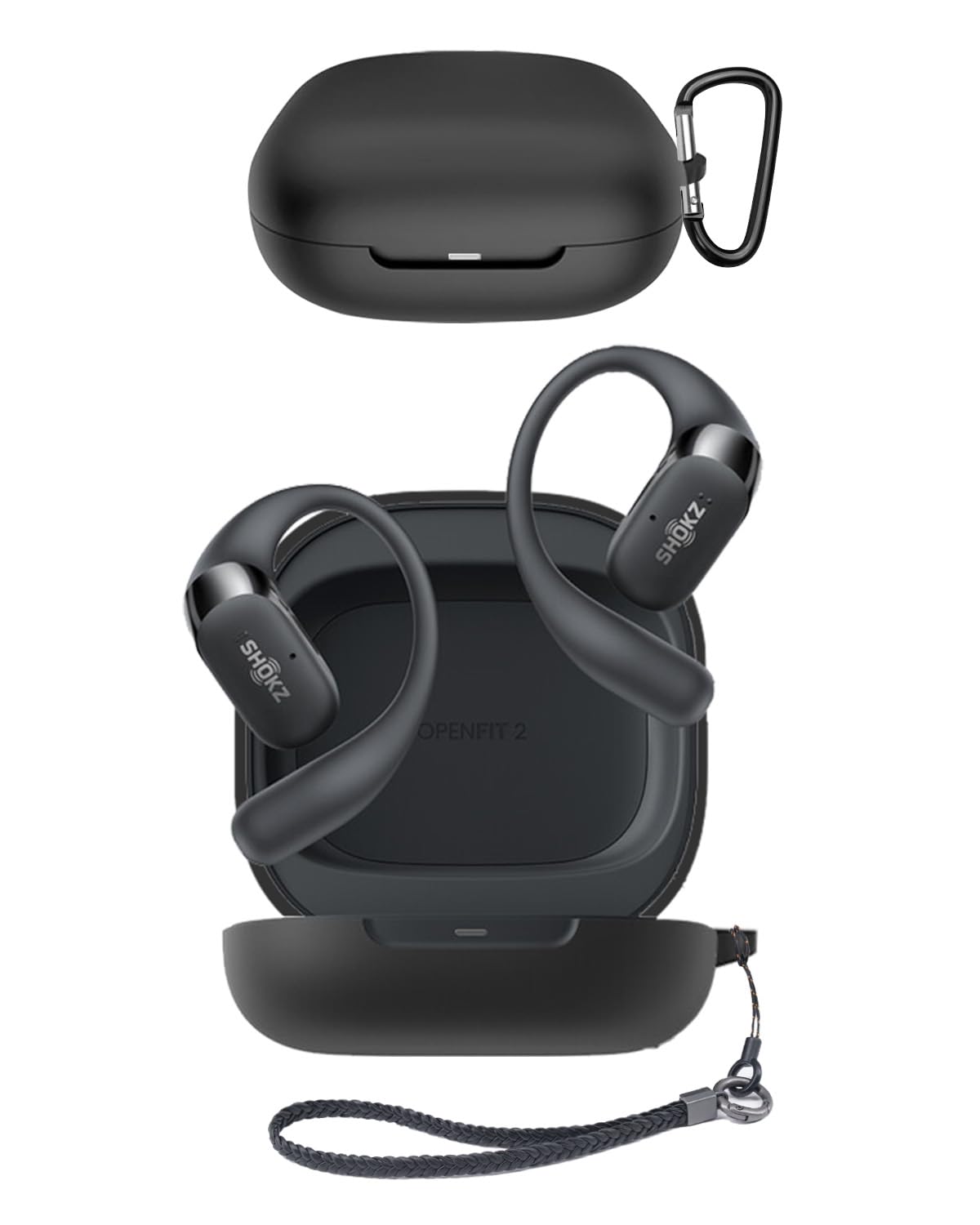 Amazon | SHOKZ OpenFit 2 用 ケース YAJOJO ワイヤレス イヤーホン