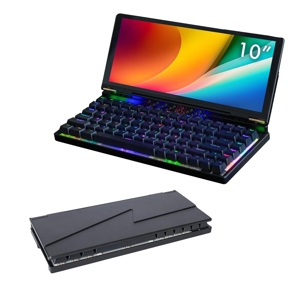 Amazon | THANKO 10インチモニター搭載メカニカルキーボード KWSD25CBK