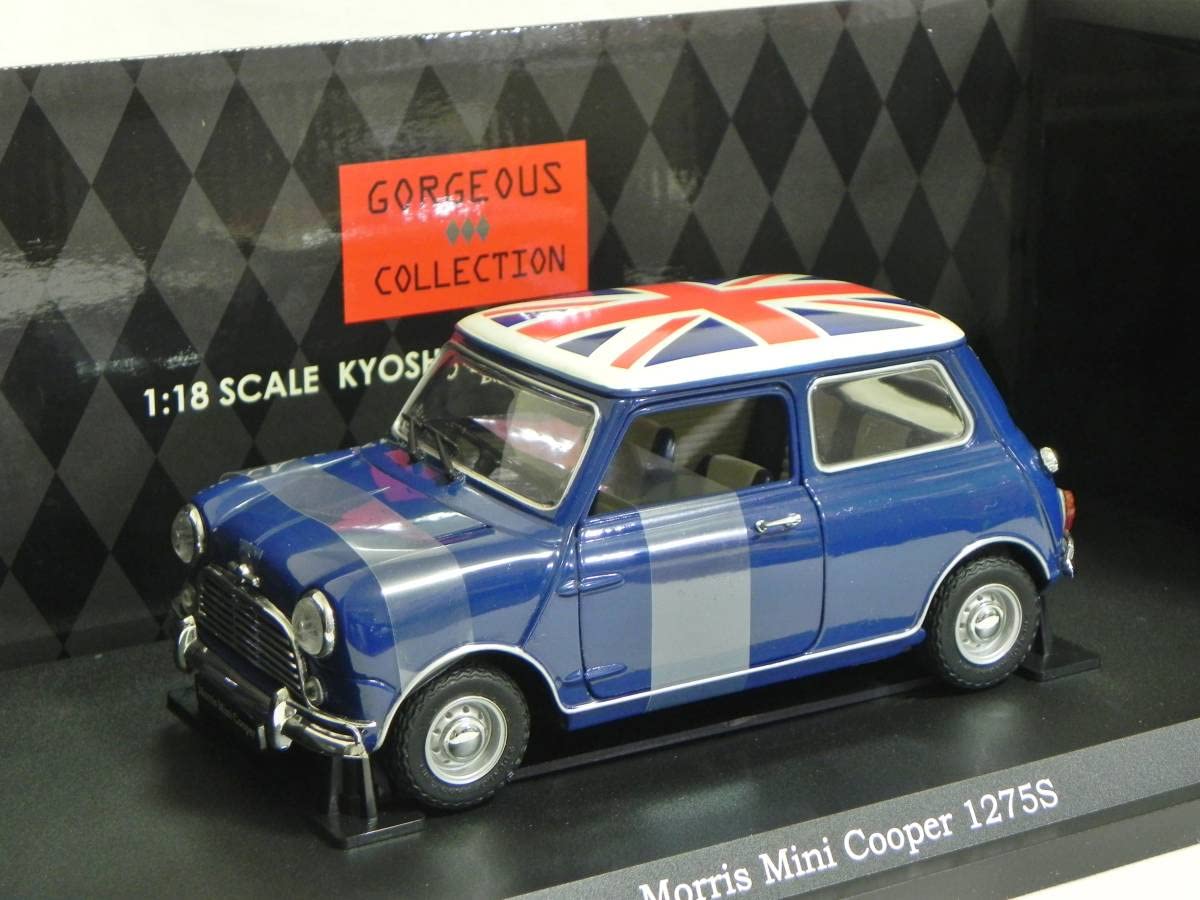 Amazon | 京商 1/18 モーリス ミニクーパー 1275S ブルー x ユニオン