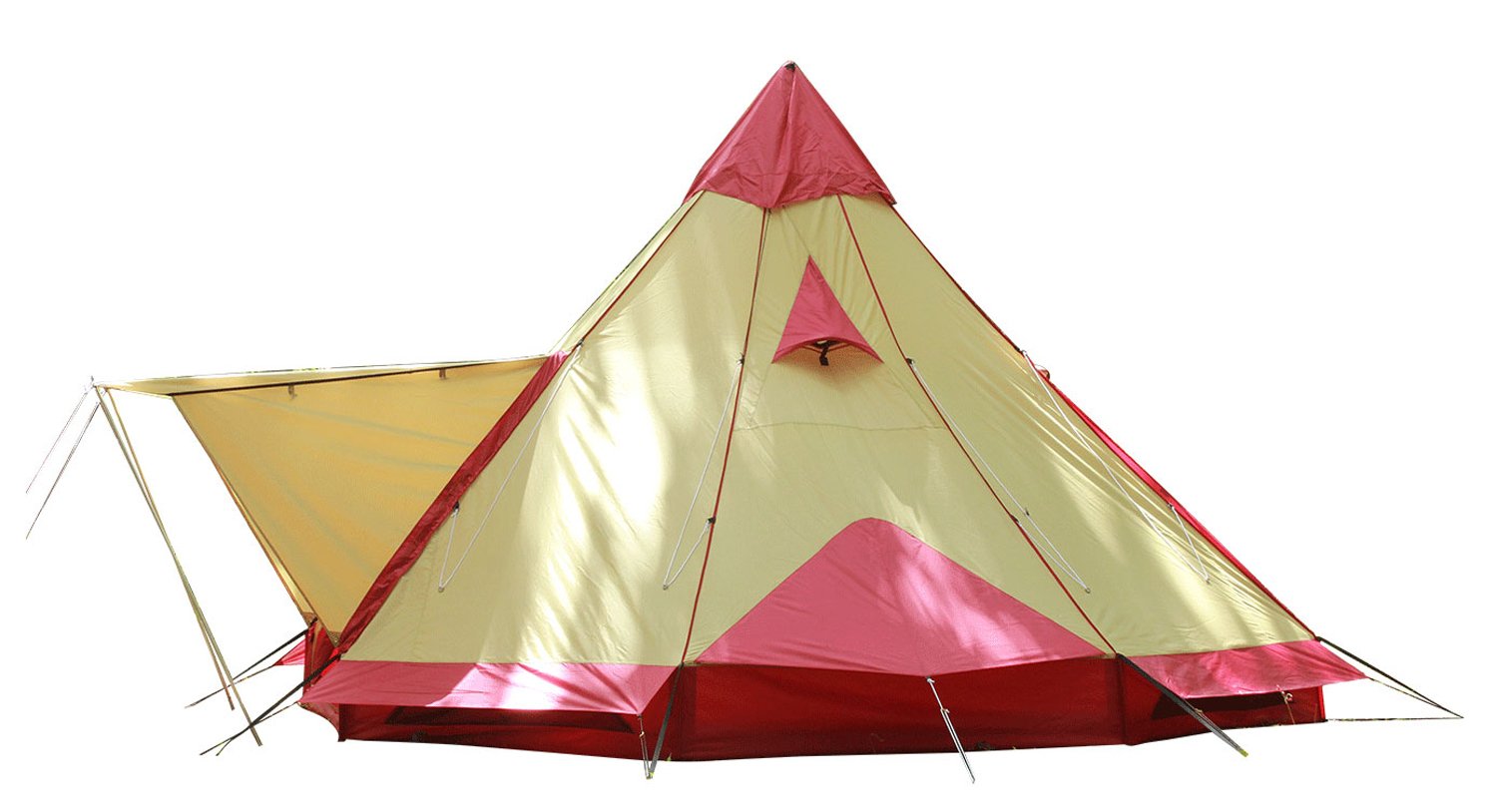 Amazon | ogawa(オガワ) テント ピルツ19 [10人用] レッド×サンド 2799