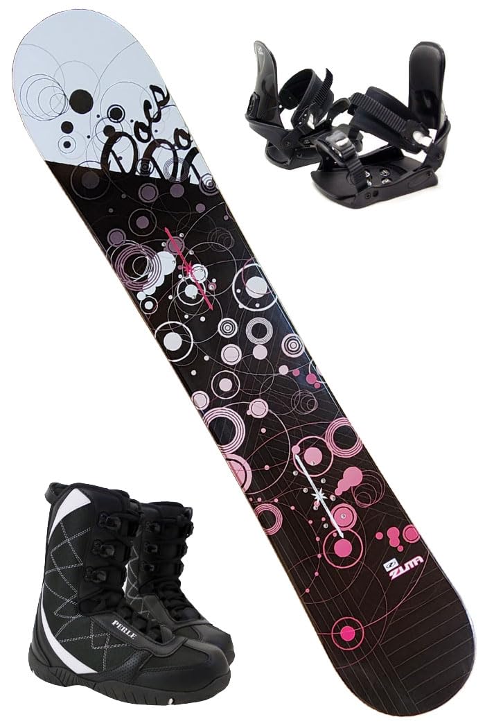 Amazon | スノボ3点セット ZUMA 18-19 DOCS ブラック/ピンク 158cm