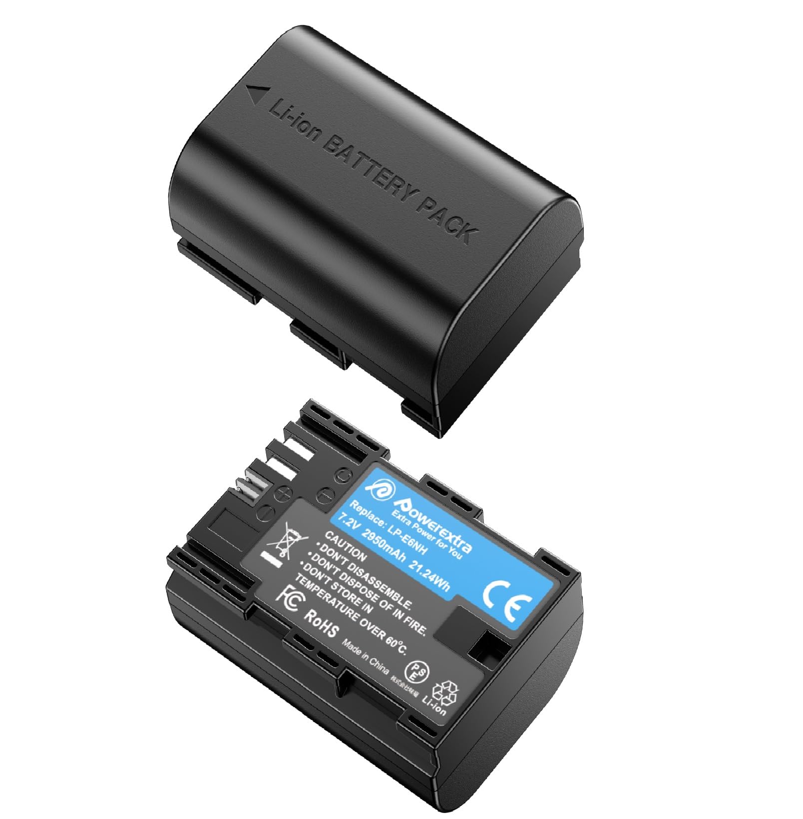Amazon | Canon LP-E6NH 互換バッテリー 2個セット、2950mAh大容量