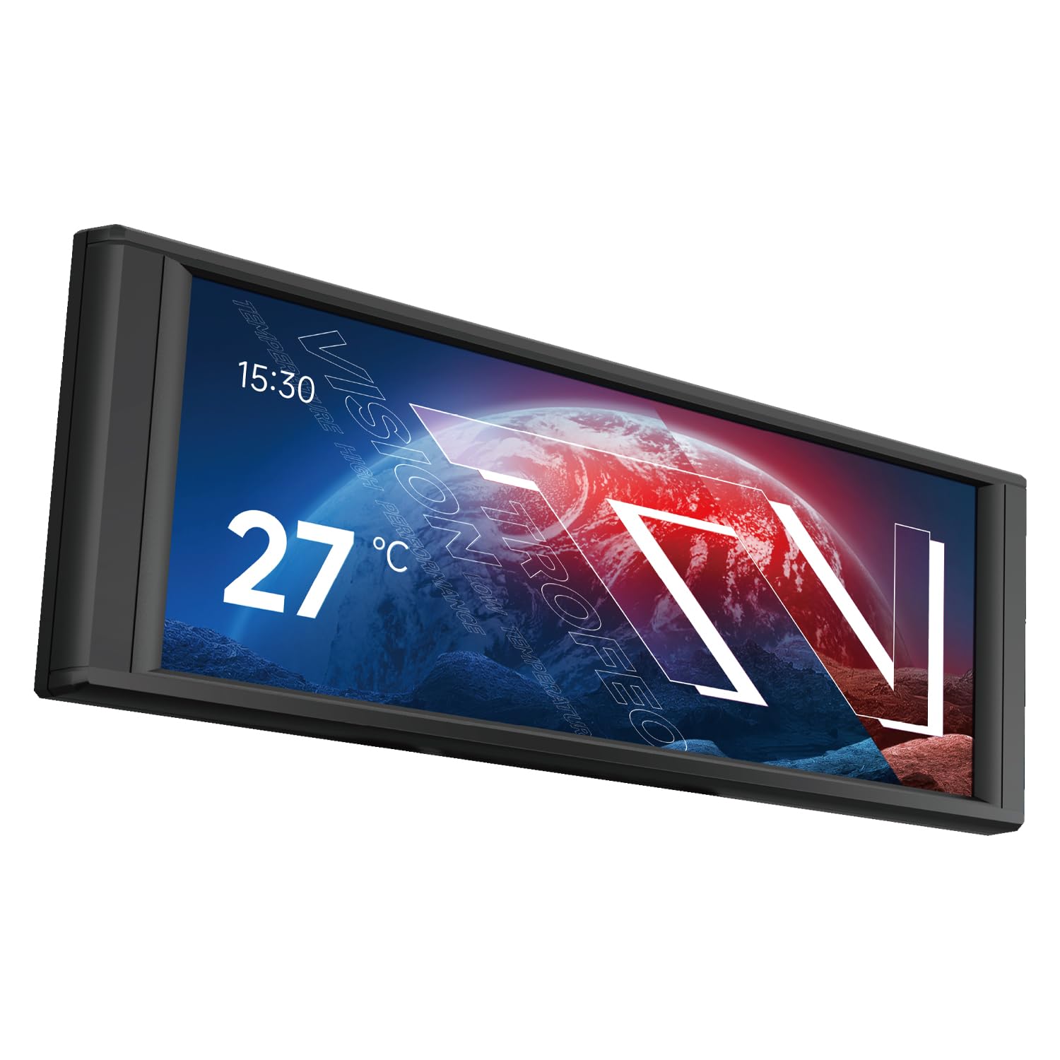Thermalright Trofeo Vision LCD Black Edition Case Sub-Display