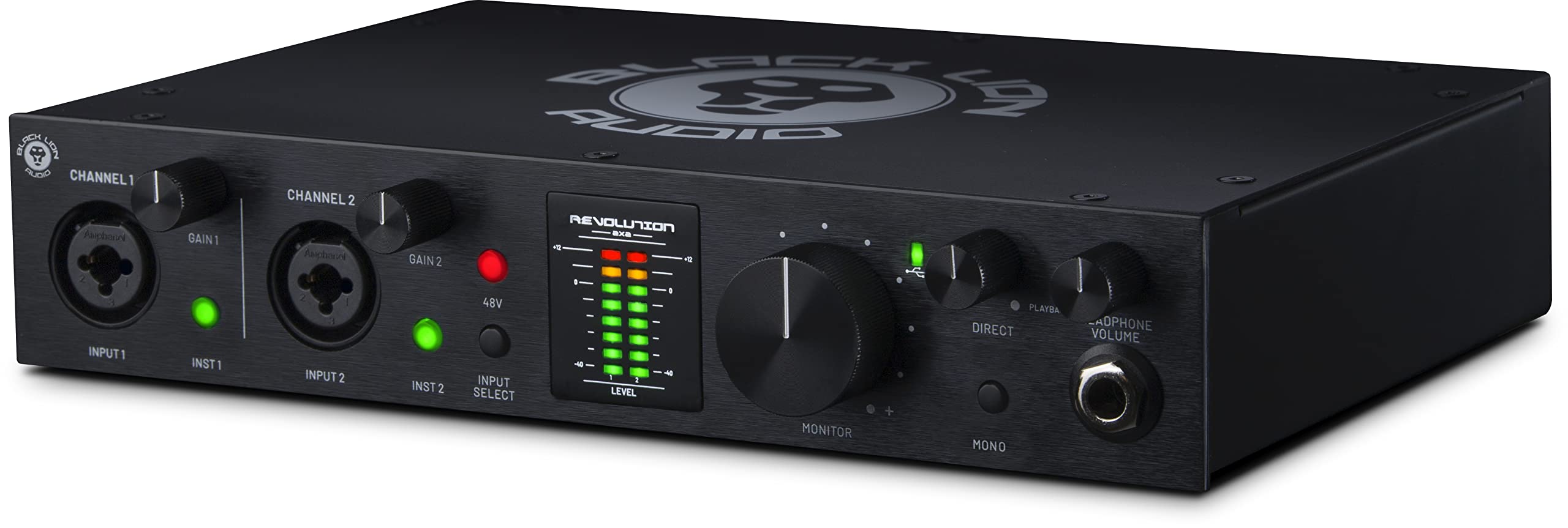 Black Lion Audio Interface de áudio USB 2x2 Revolution | Amazon.com.br
