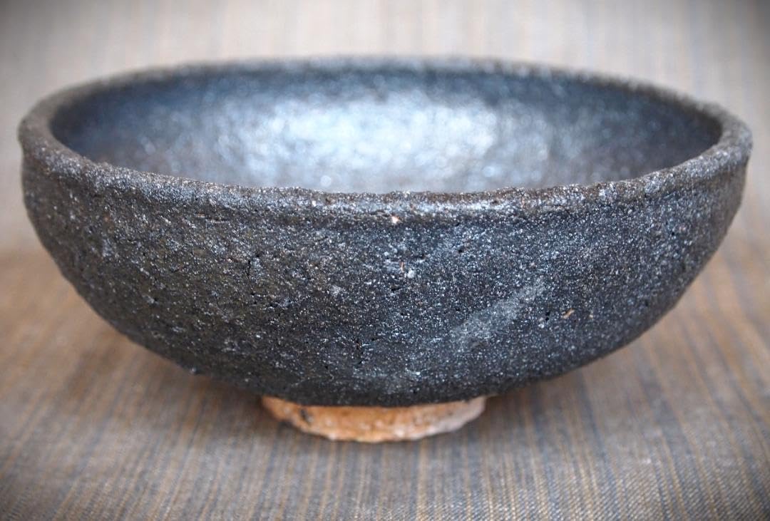 Amazon.co.jp: 作家鯉江明父＆師：鯉江良二常滑天竺手荒土鉄碗A