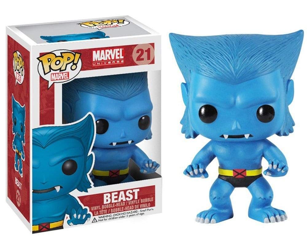 Amazon.com: Funko POP Marvel Bobble Figure, Beast : Toys & Games