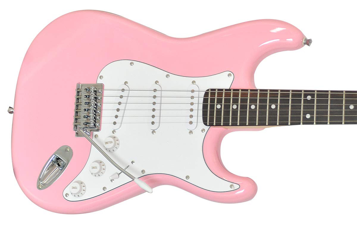 Amazon | PLAYTECH (プレイテック) エレキギター ST250 Rose Pink