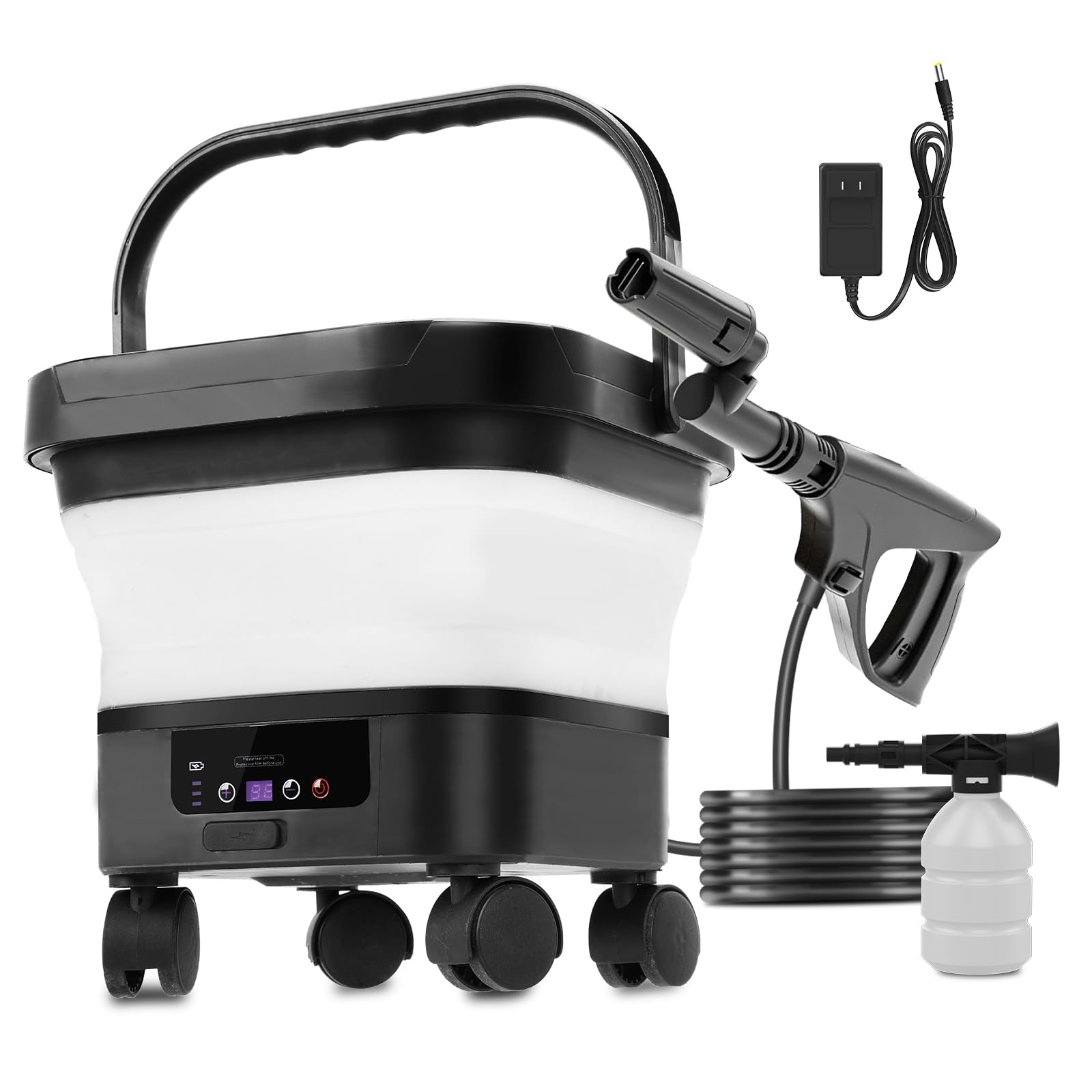 Amazon | 【折りたたみ式・8MPa強力水圧】Perrace 高圧洗浄機