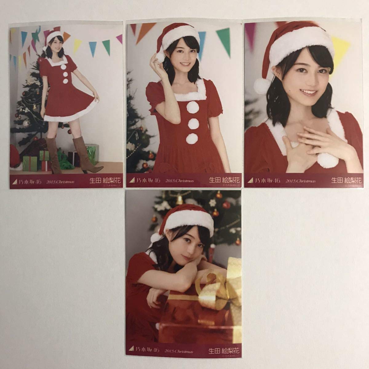 Amazon | 乃木坂46 生田絵梨花 サンタ 生写真 4枚 コンプ 検) 会場