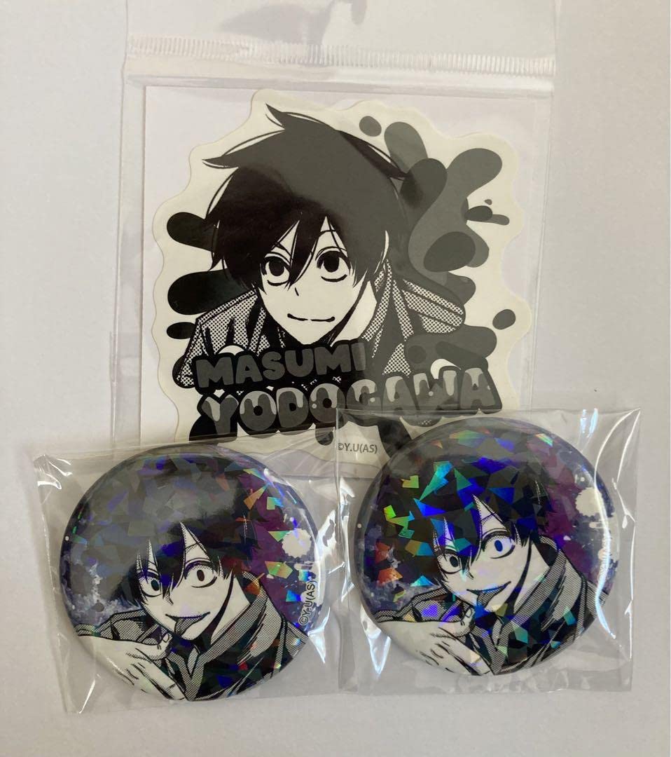 Amazon.co.jp: 桃源暗鬼 淀川真澄 缶バッジ ステッカー : おもちゃ