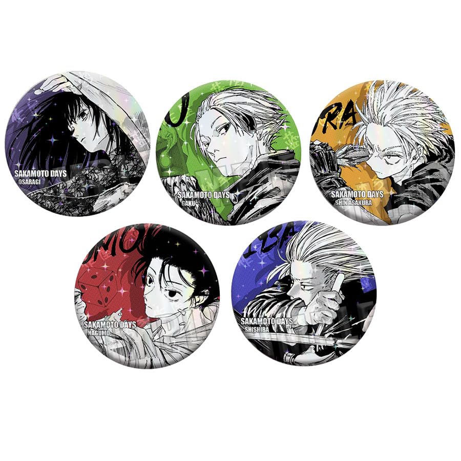 サカモトデイズ 第2回キャラクター人気投票 メダル風缶バッジ 朝倉シン