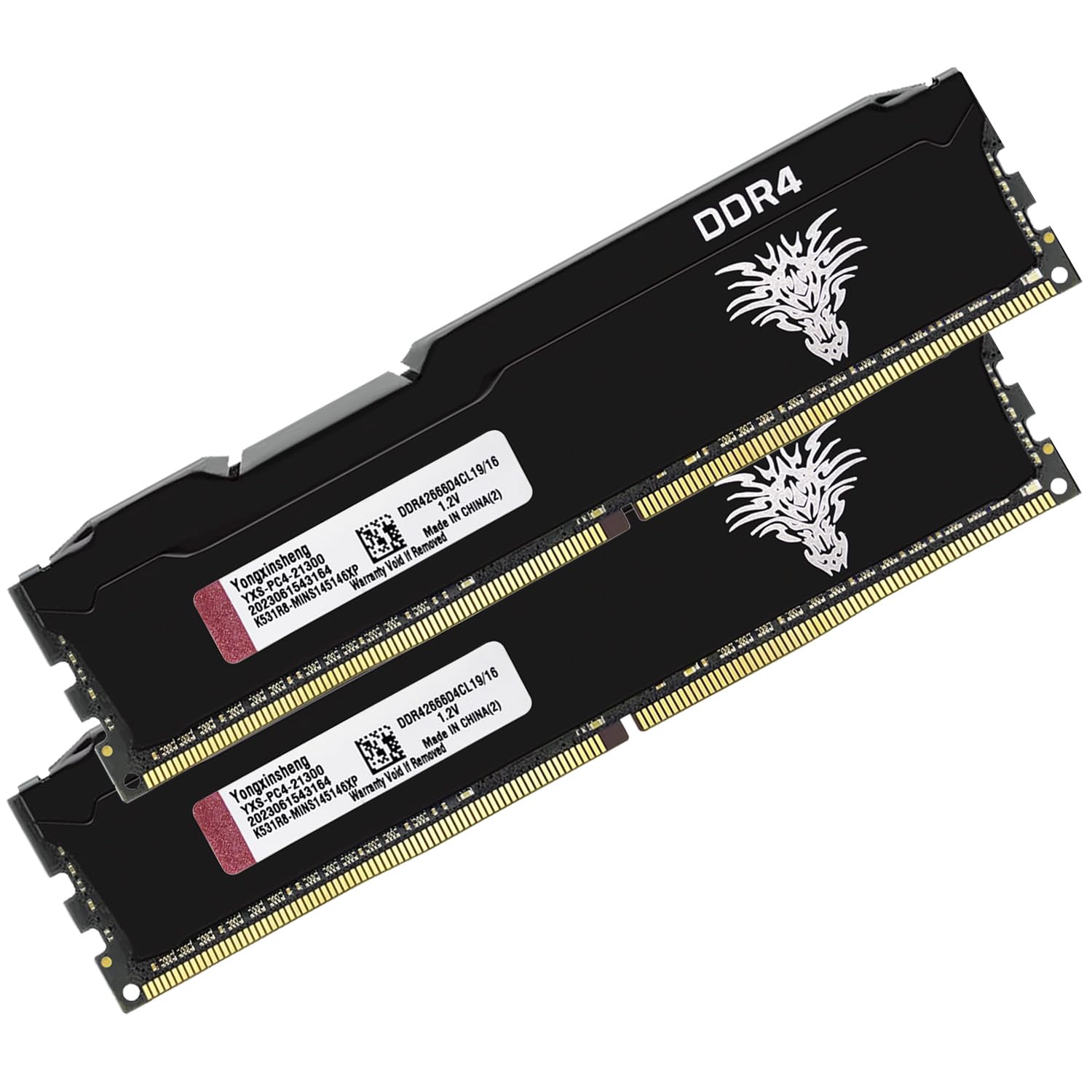 Yongxinsheng DDR4 2666MHz 32GB Kit (16GBx2) Desktop RAM PC4-21300