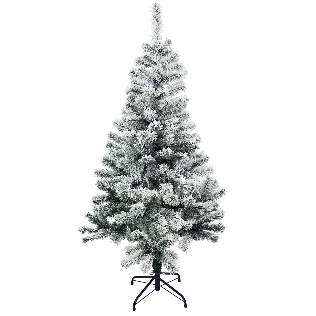 Amazon | クリスマス屋 クリスマスツリー 120cm フロストツリー 雪付き